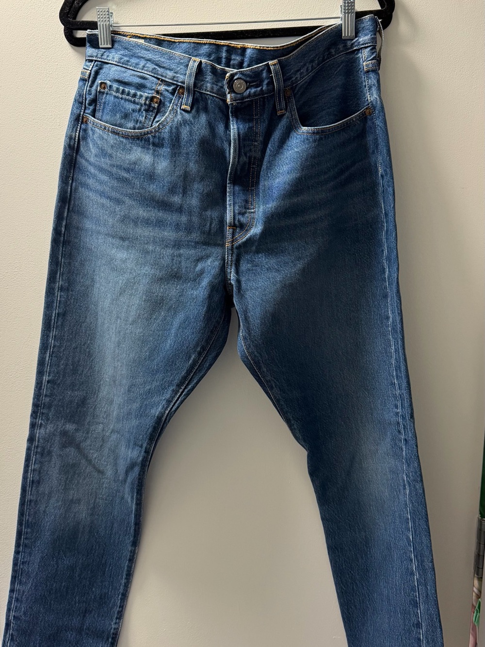 Classic 501 Blue Denim Jeans-Size 31x30